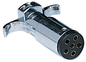 6 Pole Male Plug Trailer Connector  9475-11