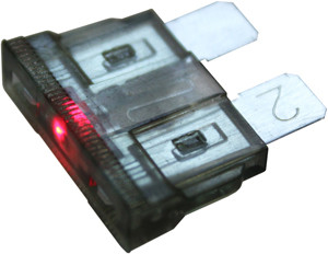 2 Pc. 2A Standard Blade Fuse w/LED  9959-12