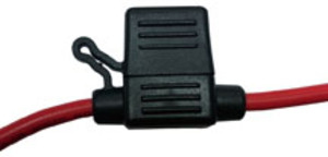 12 AWG @ 25-30A In-Line Micro Blade Fuse Holder w/ Sealing Cap  10202-11