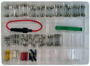 107 Pc. Glass Fuse Assortment Kit w/Fuse Pullers  33504-91