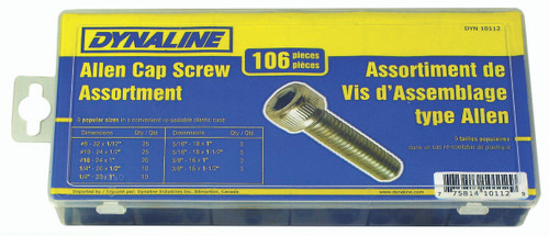 106 Pc. SAE Socket Head (Allen) Cap Screws  10112