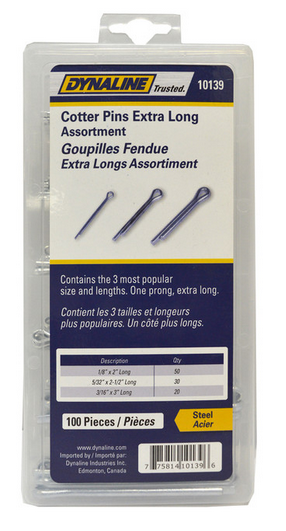 100 Pc. Large Cotter Pin Assortment  10139