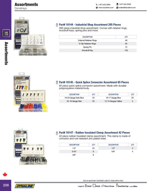 65 Pc. Electrical Wire Quick Splice Assortment  10145