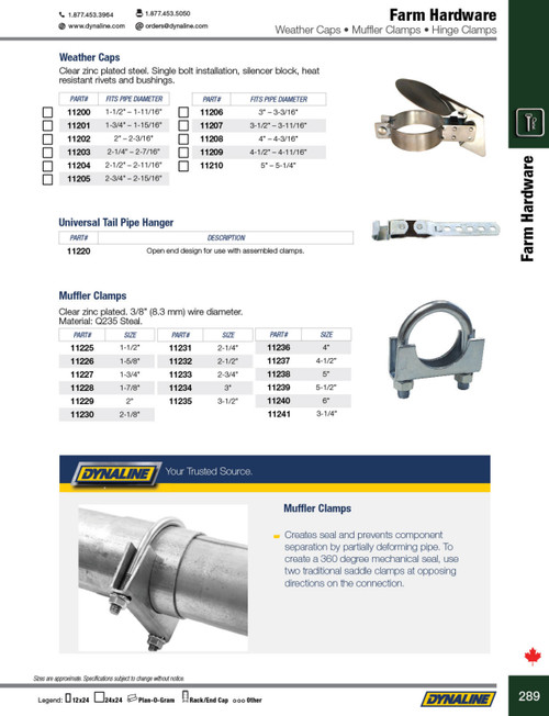 Muffler Clamp 2"  11229