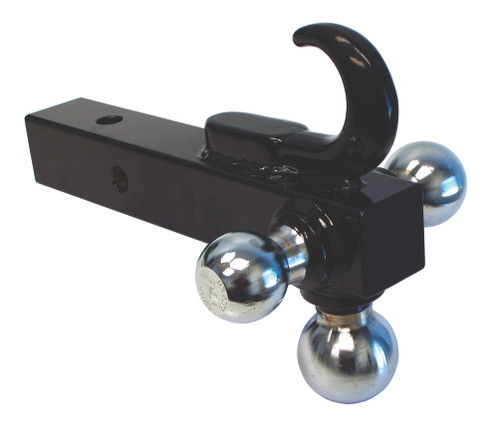 Welded Steel Triple Ball Mount 1-7/8, 2 & 2-5/16" w/Tow Hook  11606