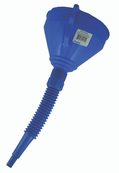 Plastic Flexible Funnel w/Detachable Spout 6-1/2" Diameter 14015