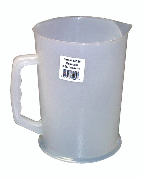 Plastic Calibrated Measuring Container - 2.5L  14025