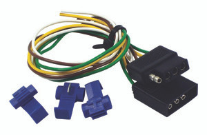 Flat 4 Pin Trailer Connector  27004
