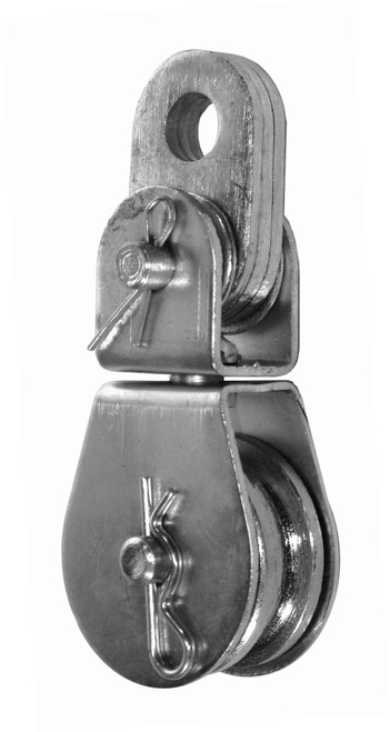 Stamped Steel Swivel Eye Pulley Block 3"  55853