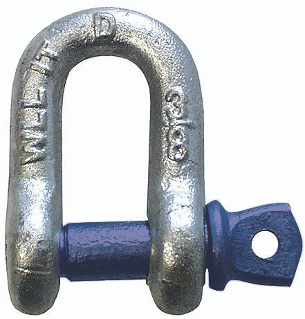 Screw Pin Chain Shackle 1/4"  66020