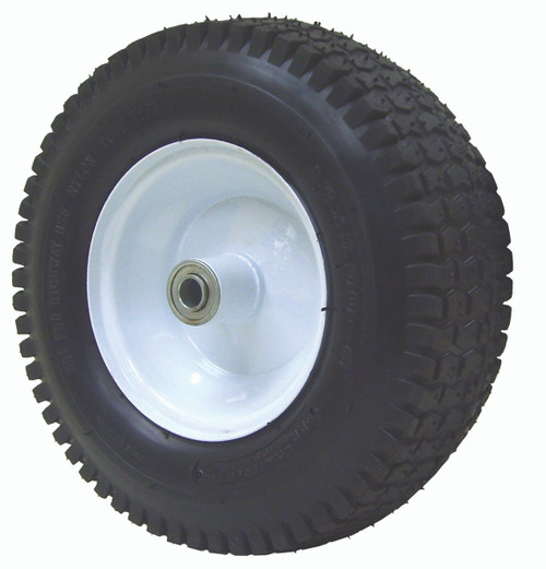 10" - 3.00 R4 Pneumatic Offset Hub Hand Truck Wheel  80109