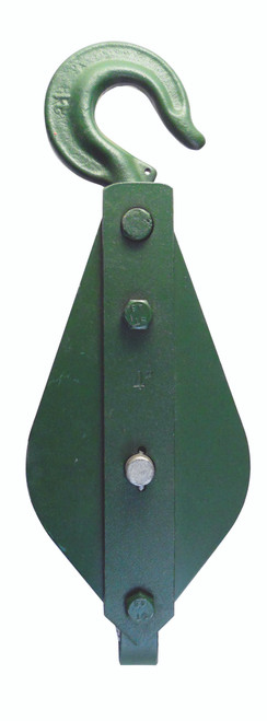 4" Double Sheave Pulley Block w/Swivel Hook - 1 Ton  80355