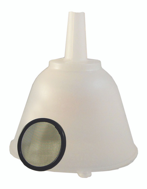 Cluthe® Plastic Funnel w/Filter 5"  C30050
