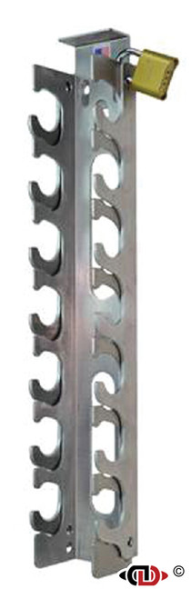 Aluminum Ratcheting Load Binder Storage Rack (7 binders)  RRA-L7