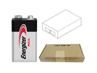 9V MAX® Alkaline Battery (156/pk)    522VP