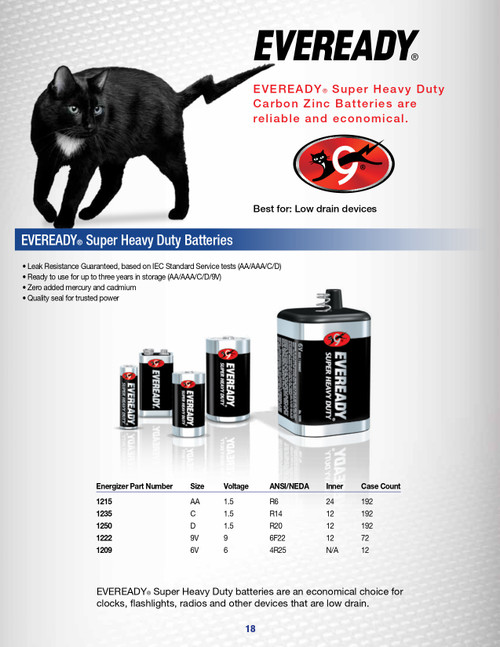 C 1.5V Super Heavy Duty Battery (192/pk)    1235