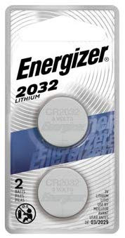2032 3.0V Lithium Coin Battery (2/pk)    2032BP-2N