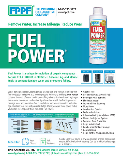 FPPF® Fuel Power Diesel & Gas Treatment 8oz   00099