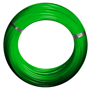 3/8" x 100' Low Density Green Polyethylene Tube  360-6GRN-100