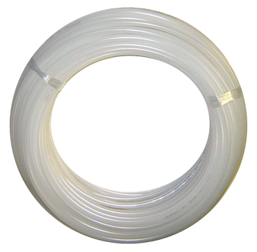 1/2" x 100' Low Density White Polyethylene Tube  360-8-100