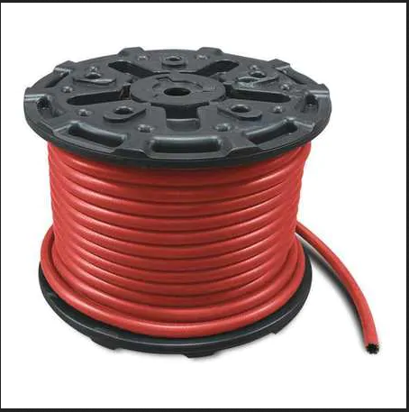 1-1/2" x 300' Red EPDM 200 PSI Rubber Air Hose  RGP-24RED-REEL
