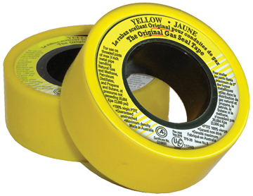 3/4" Yellow UL Listed PTFE Sealing Tape  121-M12UL