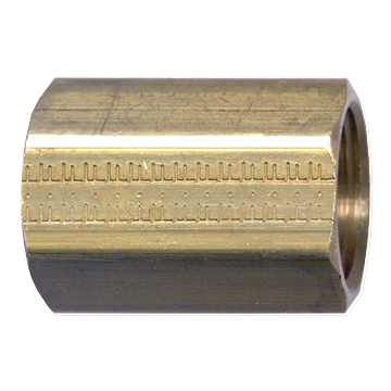 3/8" Brass Female 45° SAE Inverted Flare Union  142-6