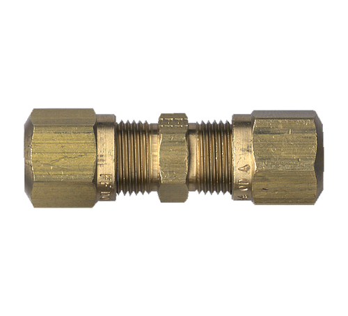 1/4" Brass DOT Poly Line Compression Union   1462-4