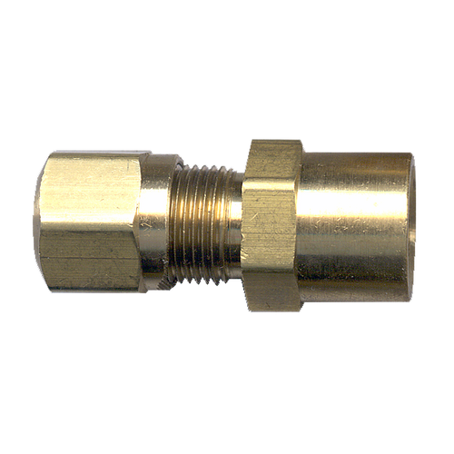3/4 x 3/4" Brass DOT Poly Line Compression - Female NPT Connector  1466-12E