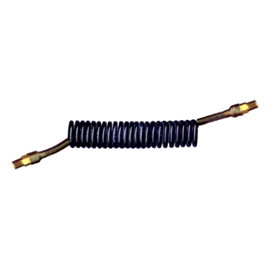 1/4" x 10' 1/4" x 10' Fifth Wheel Slider Coiled Air Hose Assembly  1486S-4-10