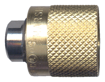 1-1/4 x 1/4" Brass Female ACME - Female NPT Fork Lift Propane Adapter w/Check Valve  2088