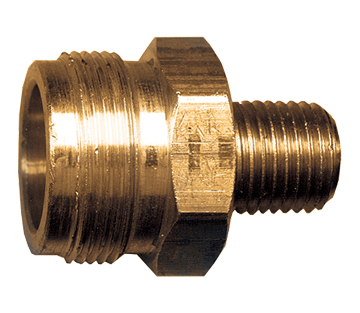 1"-20 x 1/4" Brass Male Primus - Male NPT Propane Adapter w/Check Valve  2096