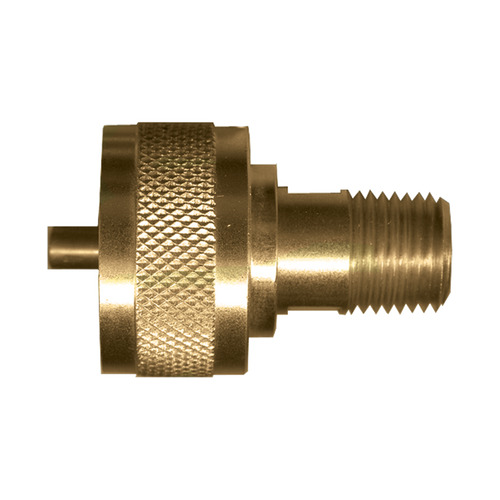 1"-20 x 1/4" Brass Female Swivel Primus - Male NPT Propane Adapter w/Check Valve  2098SW