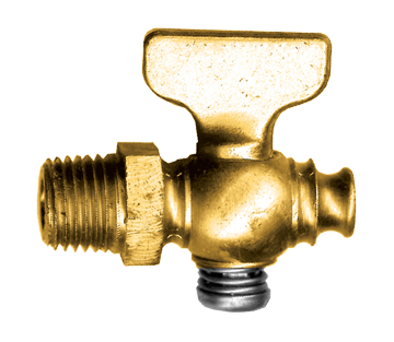 1/8" Brass Male NPT - Drain Cock  6125-A