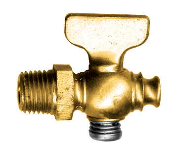 1/4" Brass Male NPT - Drain Cock  6125-B