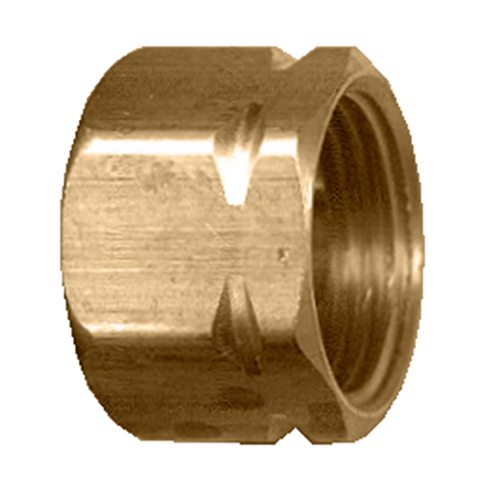 1/4" Brass Compression Nut w/Captured Sleeve  61CS-4