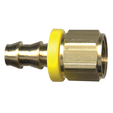 3/4 x 3/4" Brass Grip-Tite Hose Barb - Female NPT Connector  726-12E