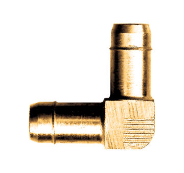 1/2" Brass Ring Type Hose Barb 90° Elbow  965-8