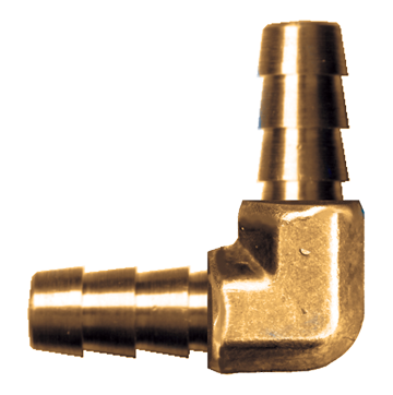 3/8" Brass Hose Barb 90° Elbow  99HB-6