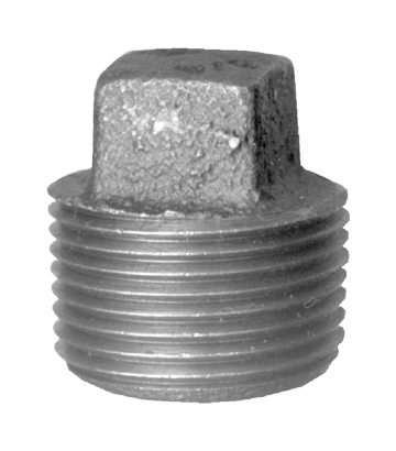 3" Sch. 40 Black Iron Male NPT Plug  BI-109-P