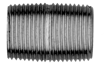1/8" Sch. 40 Black Iron Male NPT Close Nipple  BI-112-A