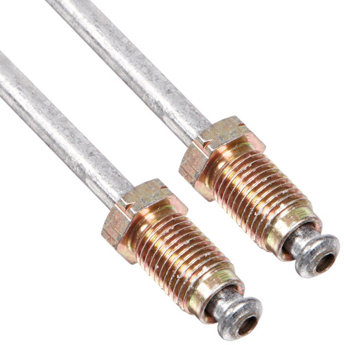 3/16 x 12" Steel European Bubble Flare Brake Line - Metric 10 x 1.0mm Nut  BLE-3-12