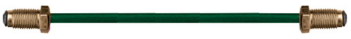3/16 x 40" Polyvinyl Flourine Coated Steel European Bubble Flare Brake Line - Metric 10 x 1.0mm Nut  BLPE-3-40