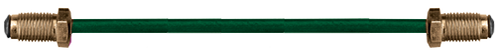 3/16 x 51" Polyvinyl Flourine Coated Steel European Bubble Flare Brake Line - Metric 10 x 1.0mm Nut  BLPE-3-51