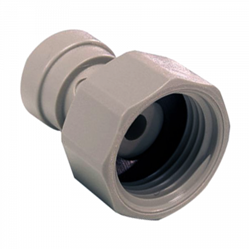 3/8 x 1/2" JG® Grey Acetal Push-To-Connect - Female BSPP Connector  CI321214S