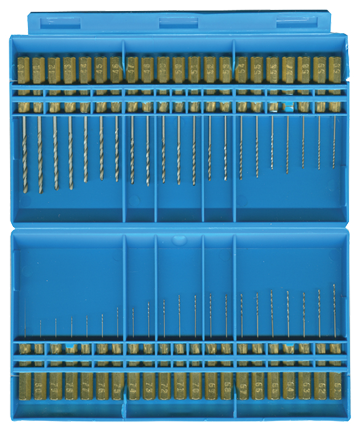 D19 ~ D60 Gas Orifice Gauging Drill Bit Set w/Plastic Case  DS3