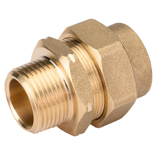 1 x 1" GAS-FLO® Brass CSST - Male NPT Adapter  GF48-16H