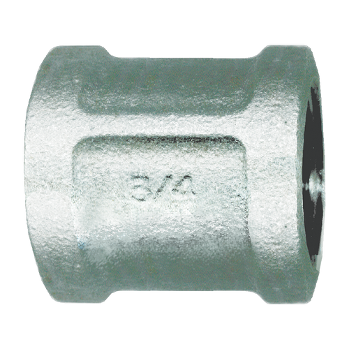 2-1/2" Sch. 40 Galvanized Iron Female NPT Coupler  GI-103-N