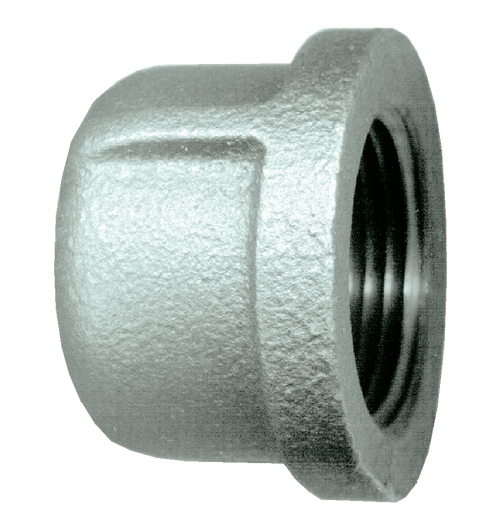 1/8" Sch. 40 Galvanized Iron Female NPT Cap  GI-108-A