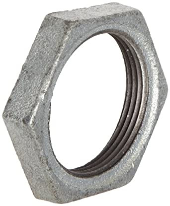 1/2" Sch. 40 Black Iron Female NPT Jam Nut  GI-111-D